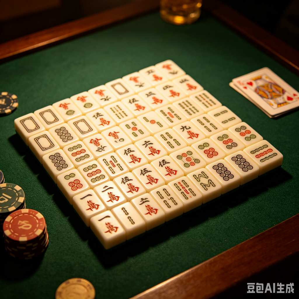 matte finish mahjong set